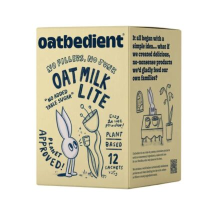 Sữa yến mạch ít đường Oat Milk Lite Plant Based hiệu Oatbedient(5x25g)