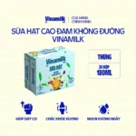 Thùng 24 hộp sữa hạt Cao Đạm không đường Vinamilk - hộp 180ml - Ảnh 4