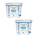 Sữa Chua Hy Lạp Farmers Union Nguyên Chất, Ít Béo 1Kg x 2 Hũ