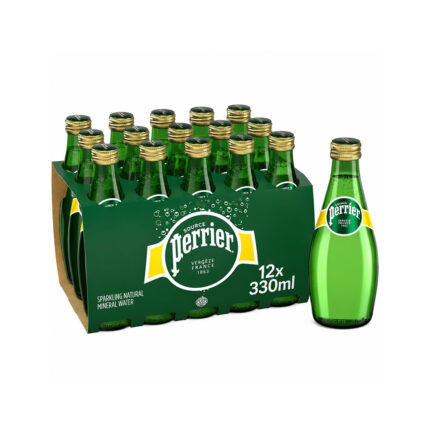 Thùng 12 Chai Perrier Sparkling Glass 330ml