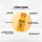Nước uống giải rượu, thải độc gan Hàn Quốc Ready Q hộp 10 chai x 100ml Korean Red Ginseng - Ảnh 2