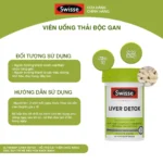 Viên uống hỗ trợ thải độc gan & giảm khó tiêu đầy bụng Swisse Ultiboost Liver Detox - Ảnh 2