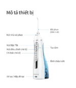 Máy tăm nước Lock&Lock Jumbo 4 chế độ - Ảnh 2