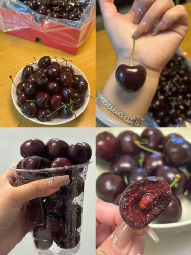 Cherry đỏ Mỹ  (Size 9.5-10 / 26-28mm) 1KG photo review