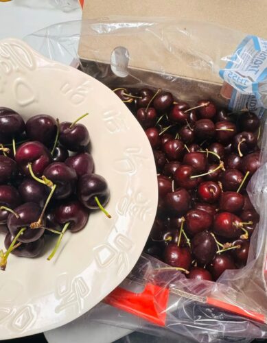 Cherry đỏ Mỹ  (Size 9.5-10 / 26-28mm) 1KG photo review