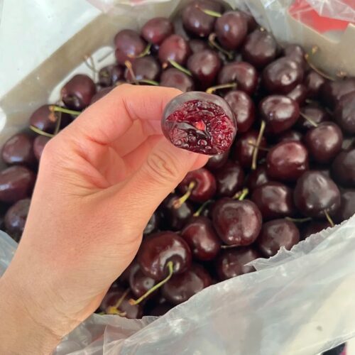 Cherry đỏ Mỹ  (Size 9.5-10 / 26-28mm) 1KG photo review