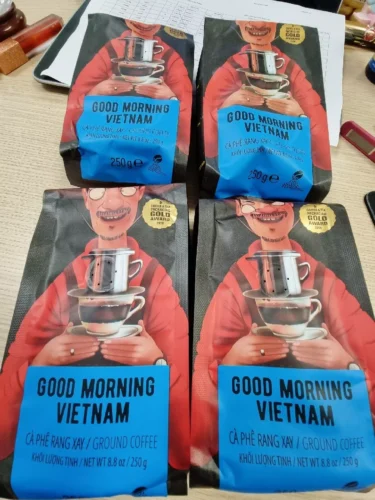 MR.VIET Premium Ground Coffee Collection – Arabica & GoodMorning Robusta | Twin Pack 2 x 250g photo review