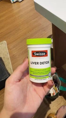 Viên uống hỗ trợ thải độc gan & giảm khó tiêu đầy bụng Swisse Ultiboost Liver Detox photo review