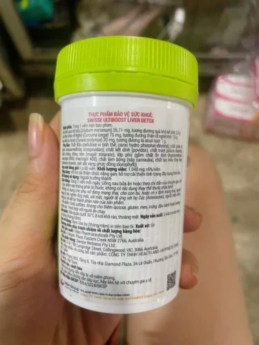 Viên uống hỗ trợ thải độc gan & giảm khó tiêu đầy bụng Swisse Ultiboost Liver Detox photo review