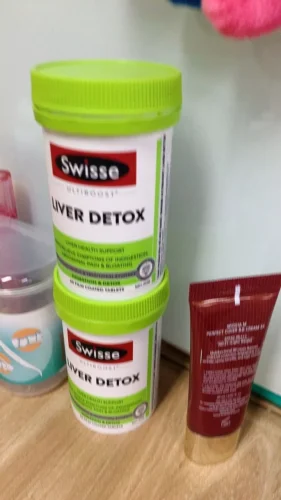 Viên uống hỗ trợ thải độc gan & giảm khó tiêu đầy bụng Swisse Ultiboost Liver Detox photo review