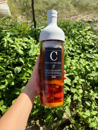 Bình pha cà phê Cold Brew Hario 650ml FIC-70-B (Đen / Xám) photo review