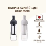 Bình pha cà phê Cold Brew Hario 650ml FIC-70-B (Đen / Xám)